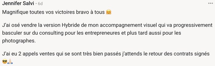 Témoignage client